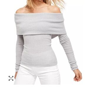 We the free off the shoulder sweater XS